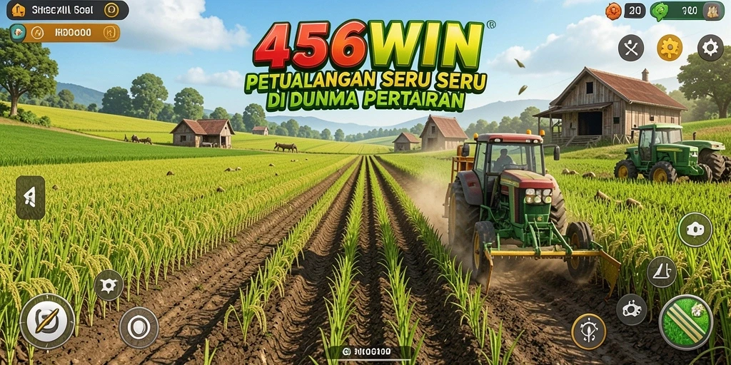 Screenshot gameplay 456WIN menampilkan aktivitas bertani yang seru.