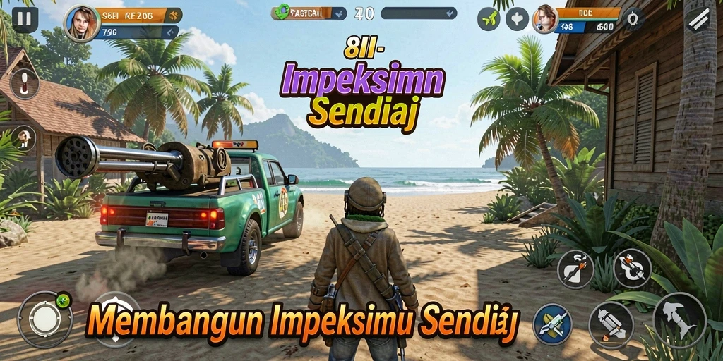 Tampilan gameplay dari 8II yang menarik dan interaktif.