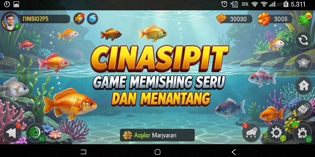 Gameplay memancing yang mendalam dan penuh petualangan di CINASIPIT.