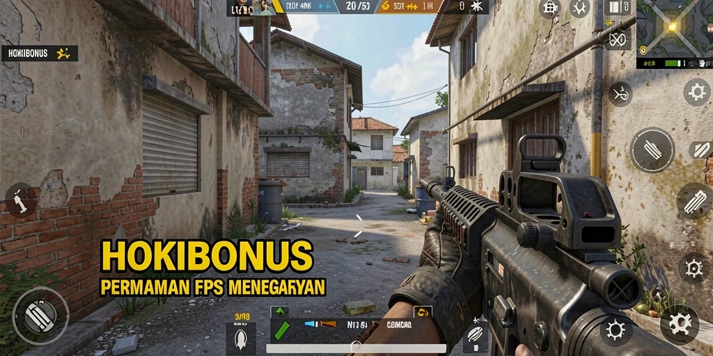Tampilan gameplay HOKIBONUS yang intens dan mendebarkan.