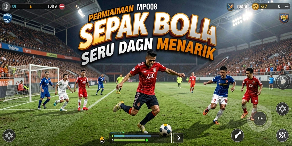 Tampilan gameplay MPO08 dengan aksi menegangkan di lapangan.