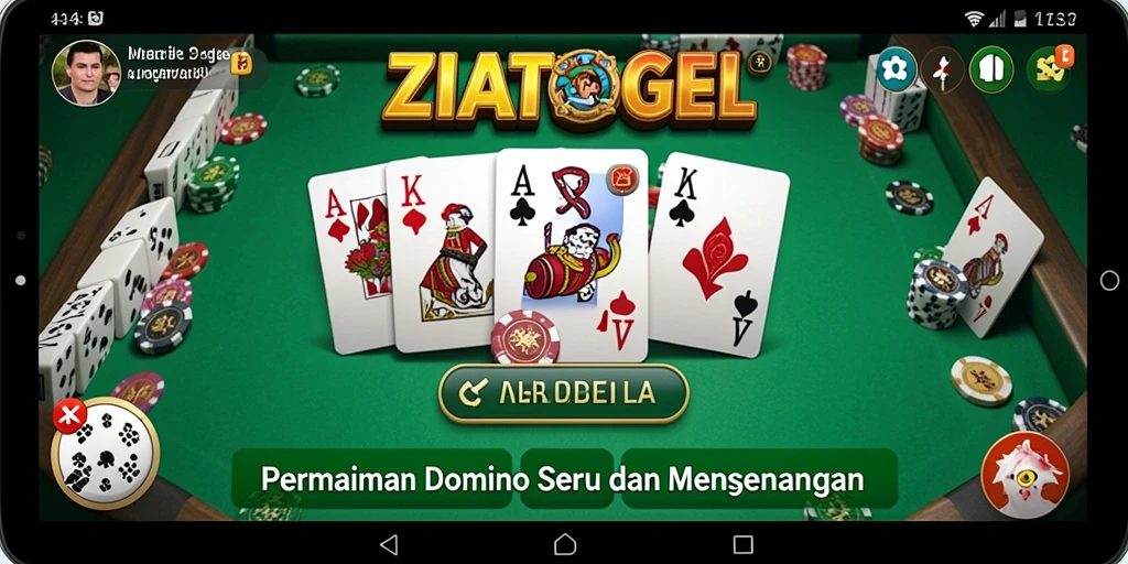 Tampilan gameplay ZIATOGEL yang menarik dengan animasi halus.